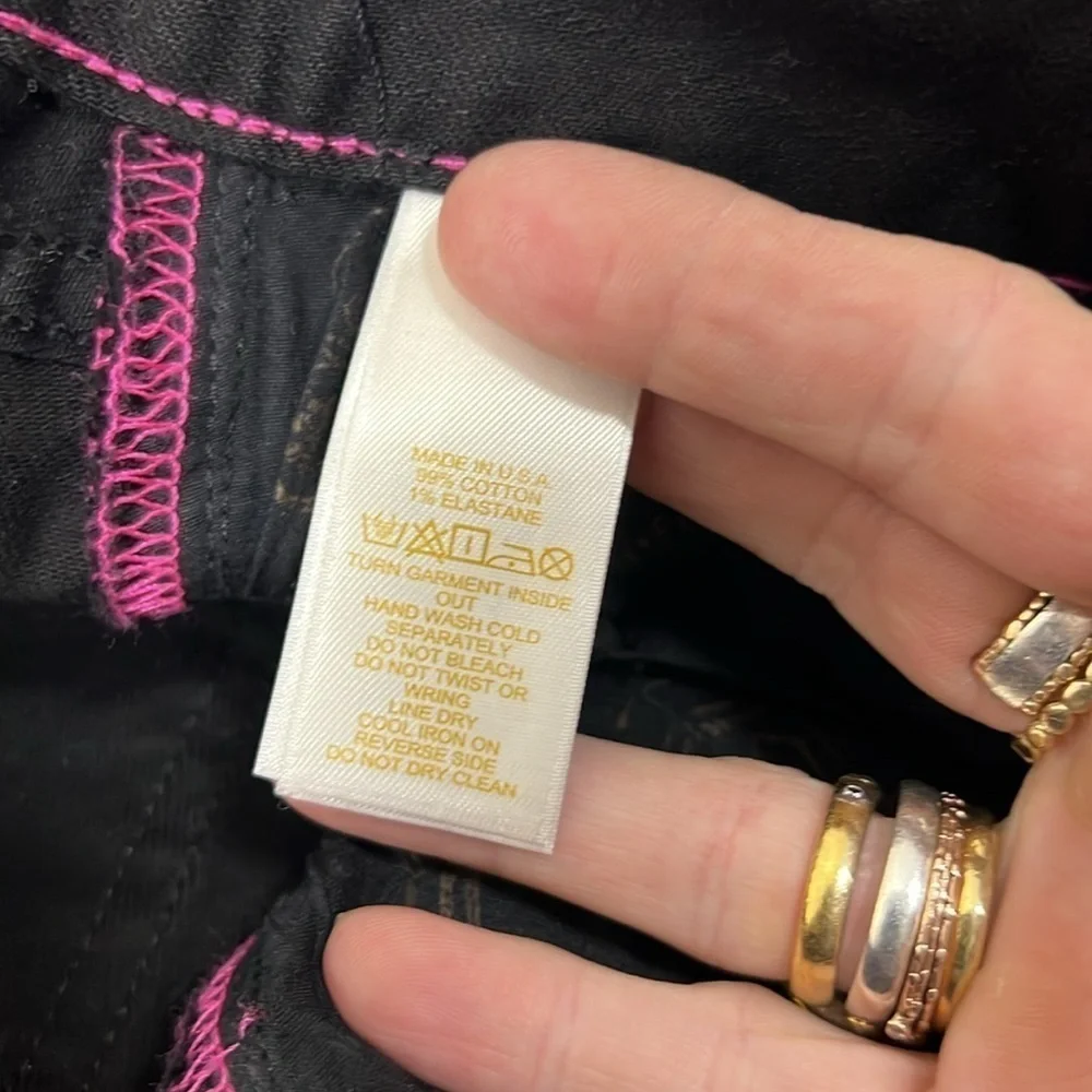 Kate Spade | Broome Street Black Waxed Denim Size 27